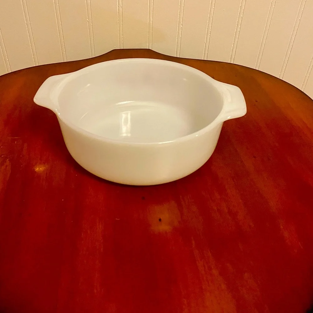 Dynaware Pyr-O-Rey Vintage Round Casserole Dish‎ Brown Daisy Flower